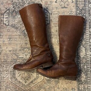 Women's Tall Frye Leather Riding Boots